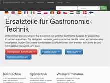 Tablet Screenshot of ersatzteil-handel24.com